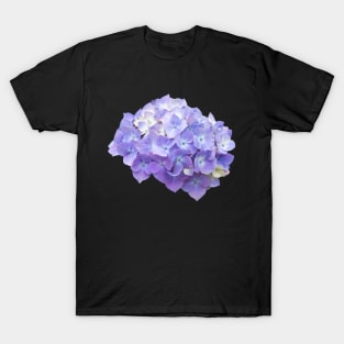Purple Hydrangea Flowers Sticker T-Shirt